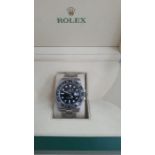 Rolex Gmt-master II ref 116710 With Date Steel Black Ceramic Bezel Box & Papers