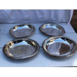 Assorted 4 Silver Plated Dishes Victorian