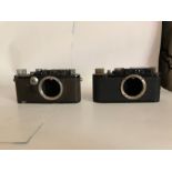 Pair Of Black Leica's