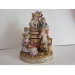 German Cherub Group Figurine Set 20th Century