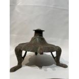 Islamic Oil Lamp Bronze Bottom