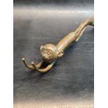 Japanese Jizai Okimono Signed Bronze "Monkey"