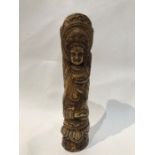 Tibetan Carved Bone Buddha Vase
