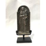Tested Silver Plaque European Catholic Scenes With Jesus & Mary