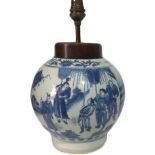 1630's Chinese Blue & White Vase Traditional Period