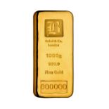 1kg Gold Cast Bar