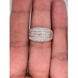 18k White Gold Diamond Eternity Ring