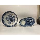 18th/19th Century Chinese Blue & White Plate & Dish