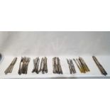 19th Century Assortment Of 46 Part Silvered Cutlery All Hallmarked