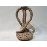 Indus Valley Terracotta Swirl Vase