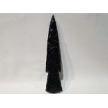 Large Obsidian Arrow Head