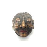 Oriental Gold Gilt Wooden Buddha Mask