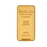 500g Sealed Gold Minted Bar