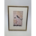 Persian Bird On Tree Signed & Framed