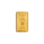 1oz Gold Minted Bar Sealed