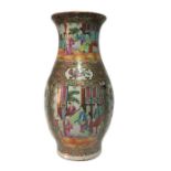 19th Century Large Chinese Canton Famille Rose Vase