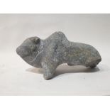 Roman Stone Bull Figure