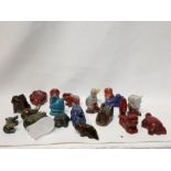 Assortment of 20 Different Animals of Semi Precious Stones