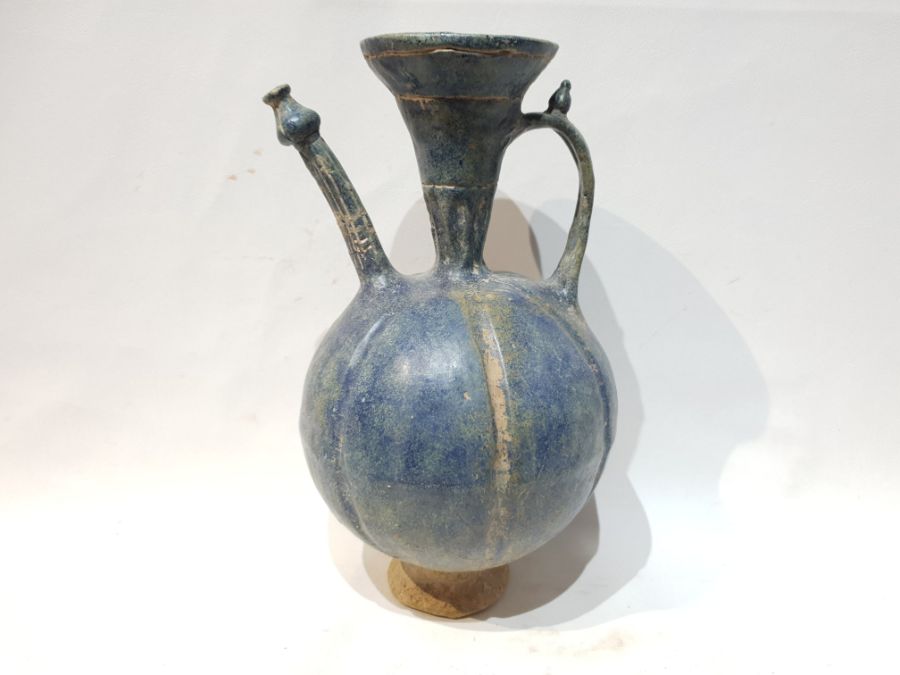 A Blue Islamic Ceramic jug