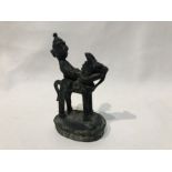 18th Century Chinese Tibetan Bronze Miniature Figure