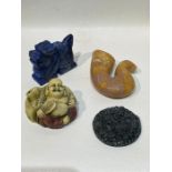 Assortment of Chinese Hardstone Pendants/ Decorative Pieces