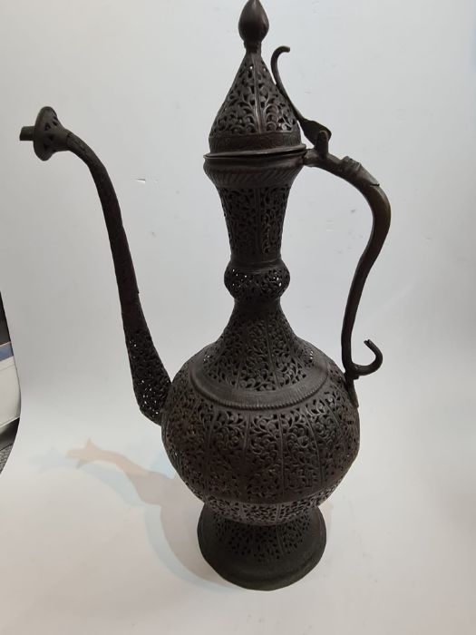 19th Century Islamic/ Middle-Eastern Ewer With Basin - Image 6 of 7