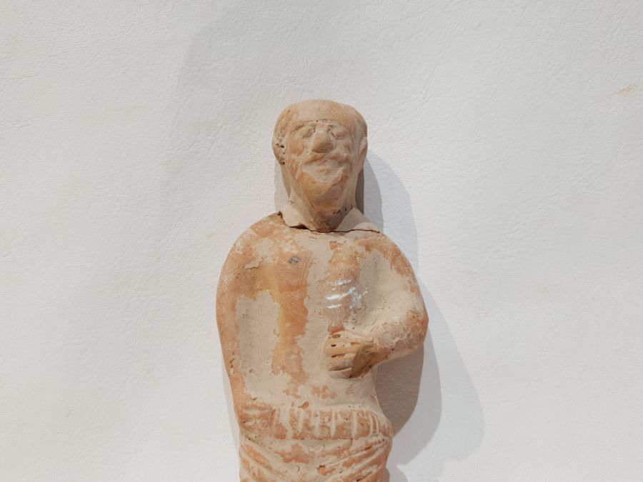 Roman Terracotta Figure of a Man - Image 4 of 4