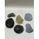 Assortment Of Chinese Jade Pendants