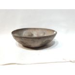 A Roman Solid Silver Bowl With 7 Concave Designs