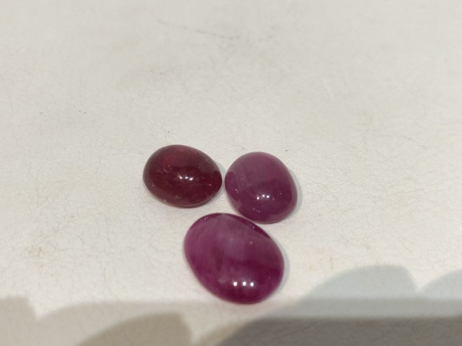 Assortment of Oval Rubies