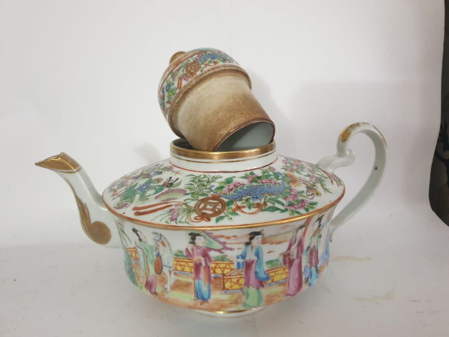 19th Century Chinese Famille Rose Teapot - Image 2 of 14