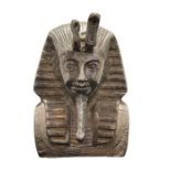 Solid Silver Figure Of King Pharaoh Tutankhamun