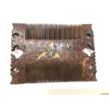18th Century Qajar Comb made of Wood