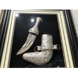 Yemen Original Silver Arab Jambiya Dagger Sword Knife