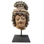 3rd Century Gandhara Stucco Buddha Head