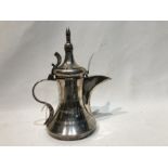 1950's Sterling Silver Arabic Coffee Jug Hallmarked 529 Grams