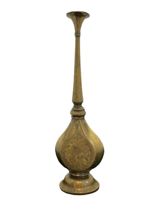 17th Century Mughal Engraved Rose Water Sprinkler