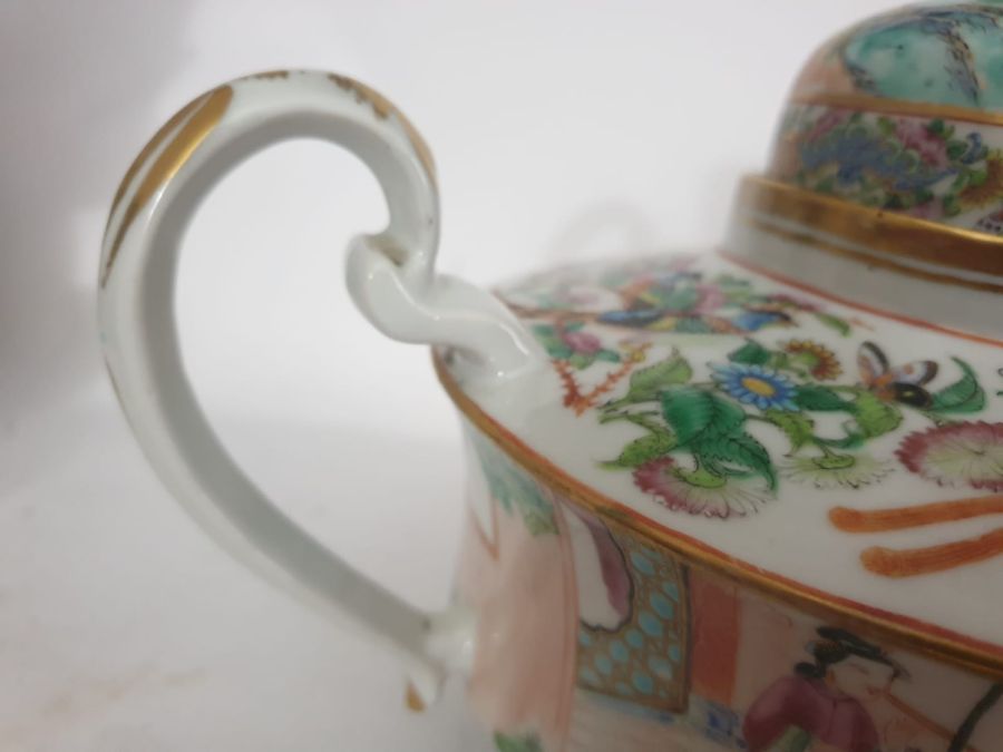 19th Century Chinese Famille Rose Teapot - Image 6 of 14