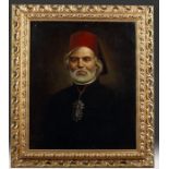 18th/19th Century Ottoman Pasha Oil Painting Signed