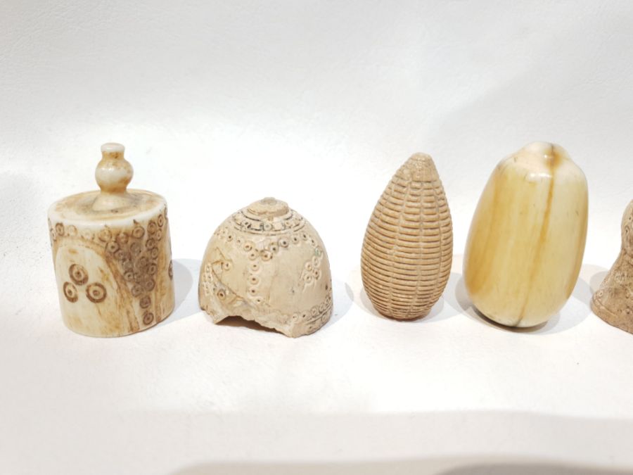 12th Century Assortment of Islamic Ivory Engraved Chess Pieces - Image 3 of 6