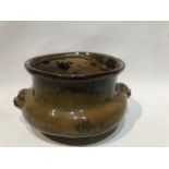 18th/19th Century Chinese Qing Period Shiwan Ware Tripod Incense Burner