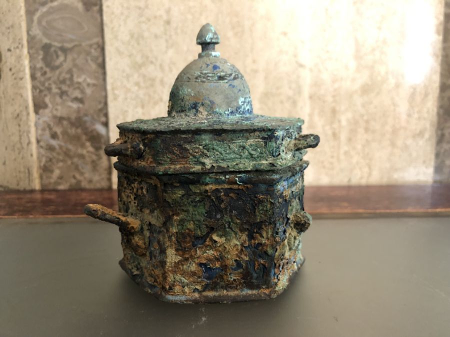 13th Century Islamic Inkwell With Calligraphic Inscriptions - Image 7 of 7