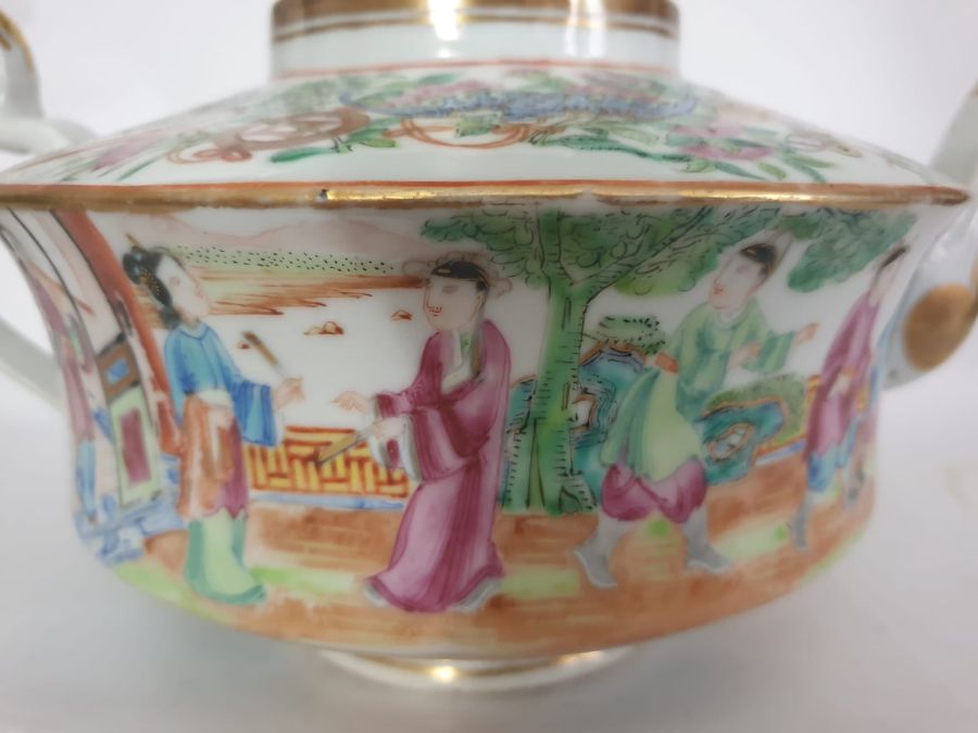 19th Century Chinese Famille Rose Teapot - Image 3 of 14