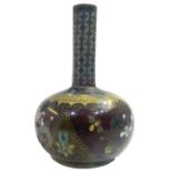 Attributed to Namikawa Yashyuki Japanese Meiji Cloisonné Vase