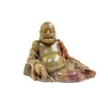 Chinese Soap Stone Buddha Qing Period