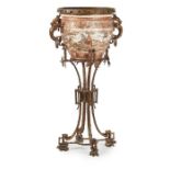 FRENCH 'JAPONISME' GILT BRONZE JARDINIÈRE STAND BY MAISON MARNYHAC CIRCA 1880