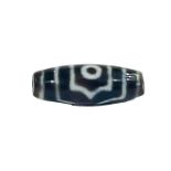 Chinese Tibetan Agate Dzi Bead