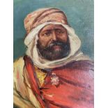 19th Century Important Turkish Ottoman Orientalism Vernet Signed Osman Hamdi Bey Portrait Painting