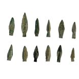 Greek period bronze arrow heads during the 1st millennium BC