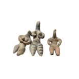 2nd millennium BC clay figurines of mother goddesses of ancient Near East
